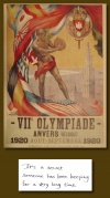 1920 Olypiade Poster